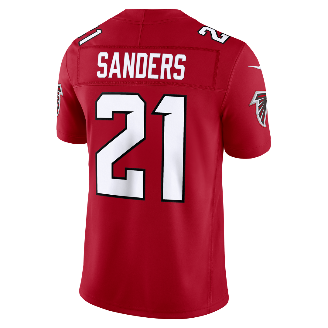 Atlanta Falcons Deion Sanders Nike Red Team Vapor F.U.S.E. Stitched Retired Limited Jersey