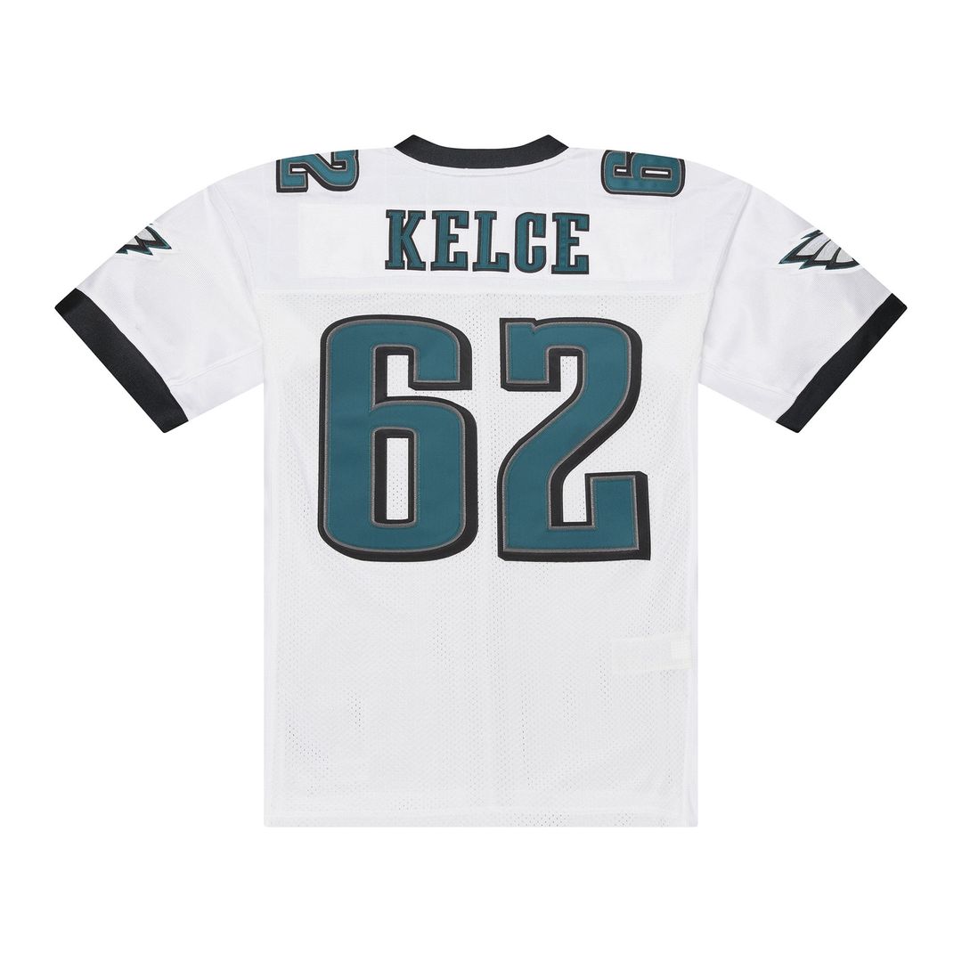 Philadelphia Eagles Jason Kelce Mitchell & Ness White 2011 Authentic Throwback Jersey