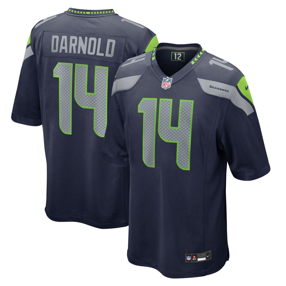 Seattle Seahawks Sam Darnold Nike White Game Jersey