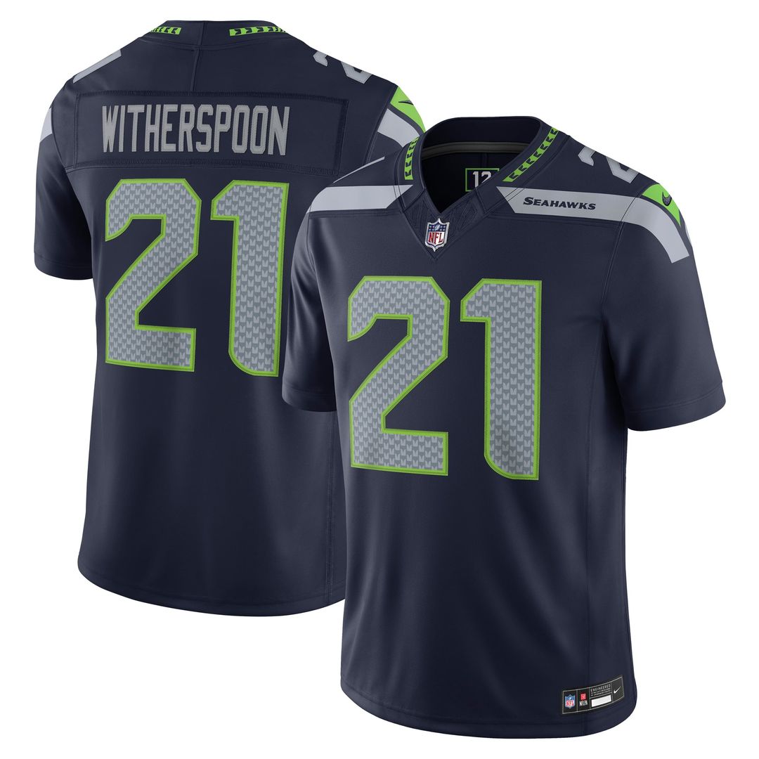Seattle Seahawks Devon Witherspoon Nike Royal Alternate Vapor F.U.S.E. Stitched Limited Jersey