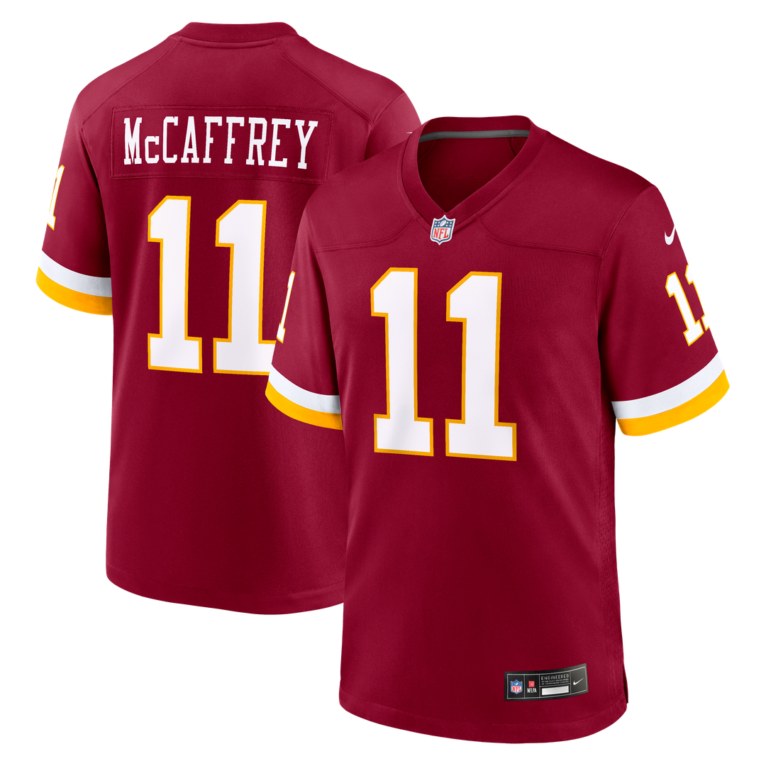 Washington Commanders Luke McCaffrey Nike White Game Super Bowl Era Jersey