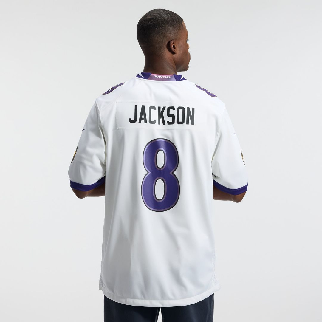 Baltimore Ravens Lamar Jackson Nike Black Alternate Game Jersey