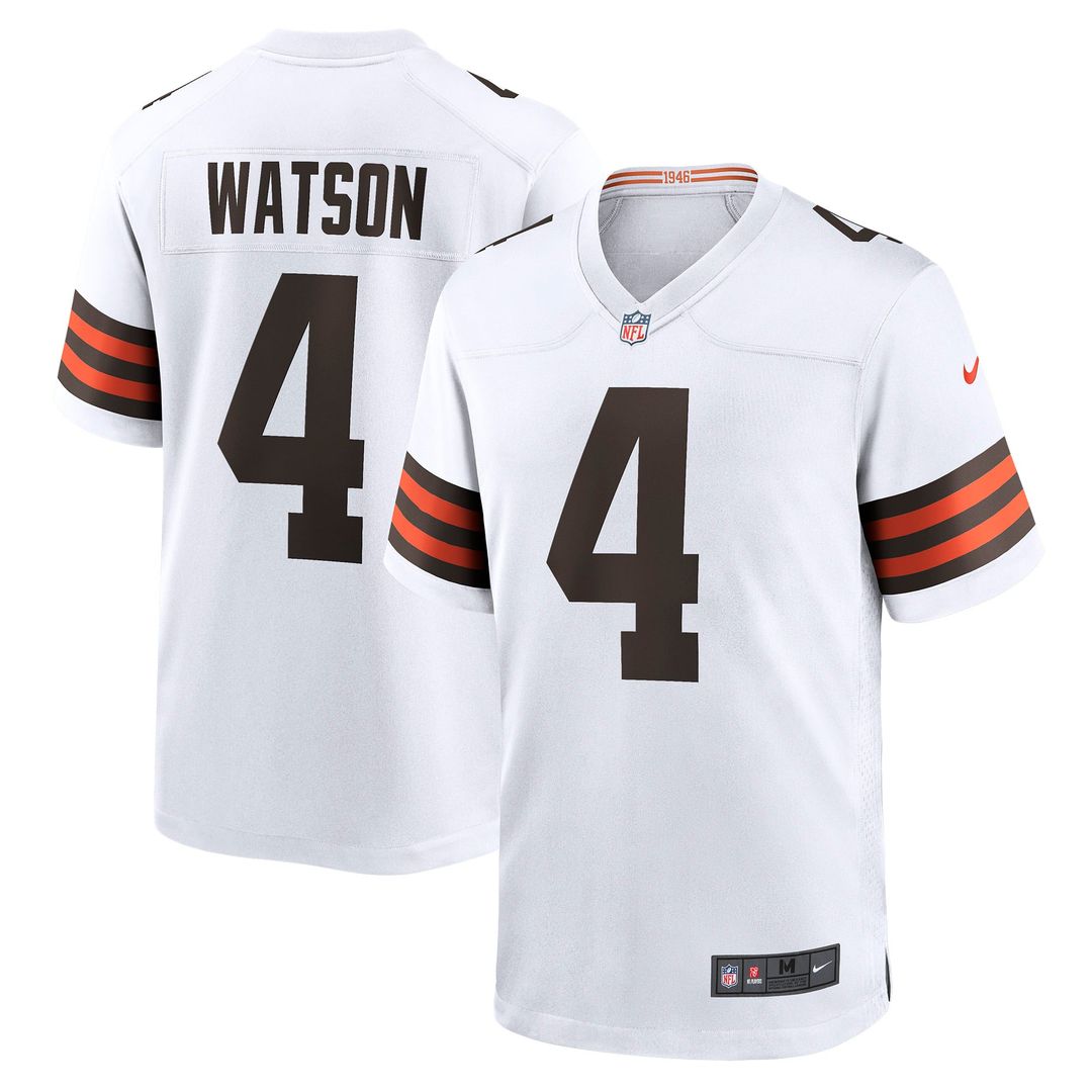 Cleveland Browns Deshaun Watson Nike Brown Game Jersey