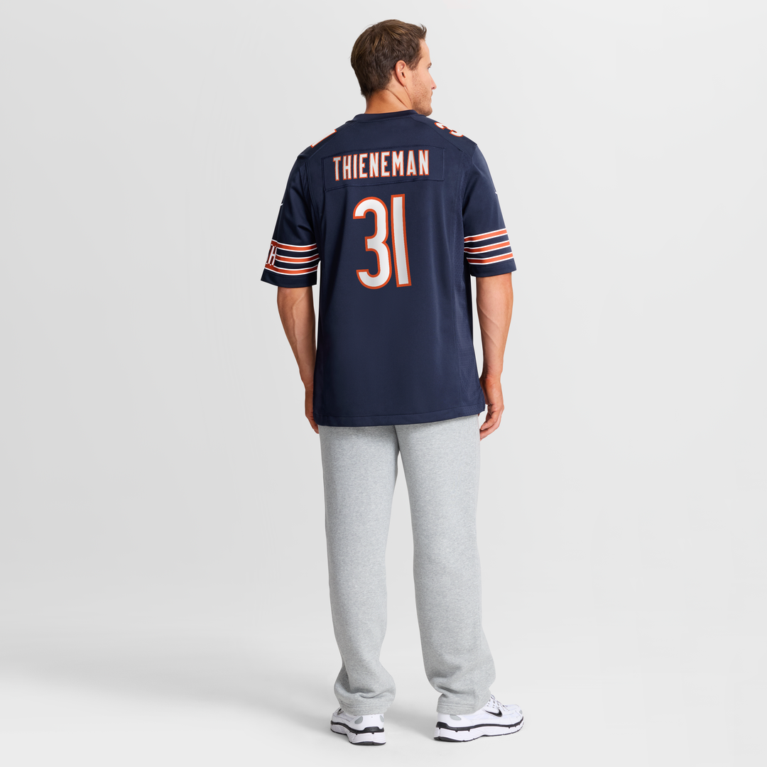 Chicago Bears Dillon Thieneman Nike Navy Team Game Jersey