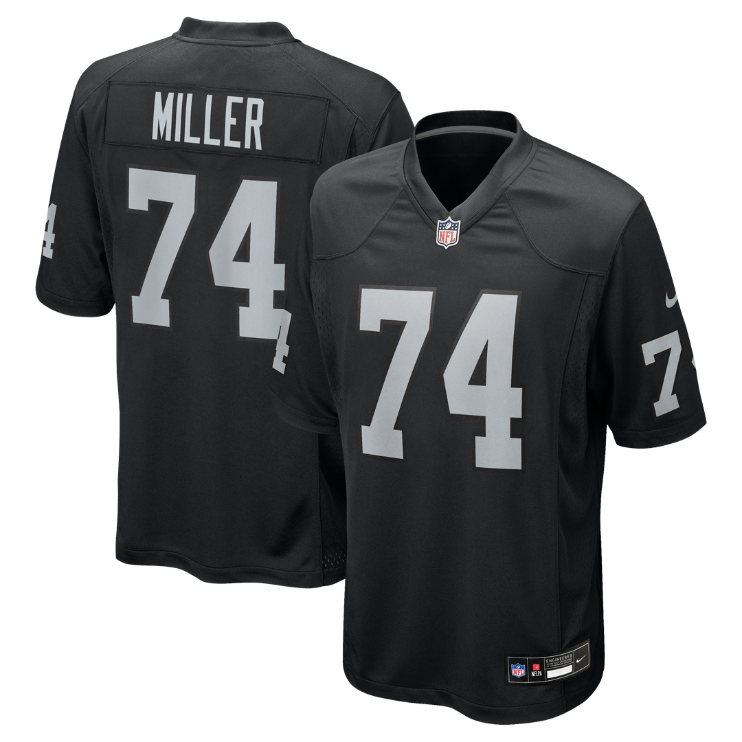 Las Vegas Raiders Kolton Miller Nike Black Game Jersey