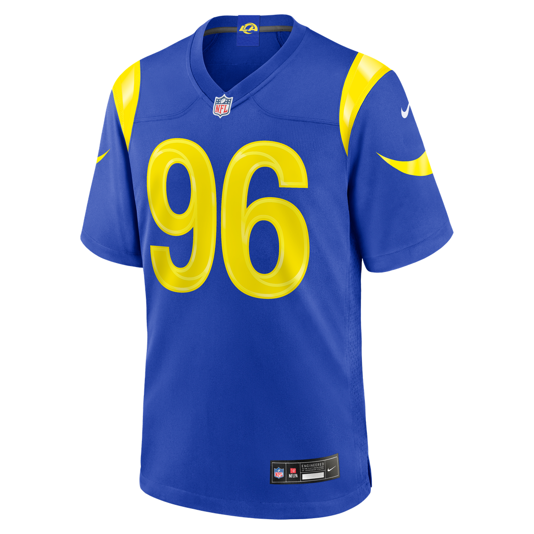 Los Angeles Rams Tim Keenan III Nike Royal Team Game Jersey