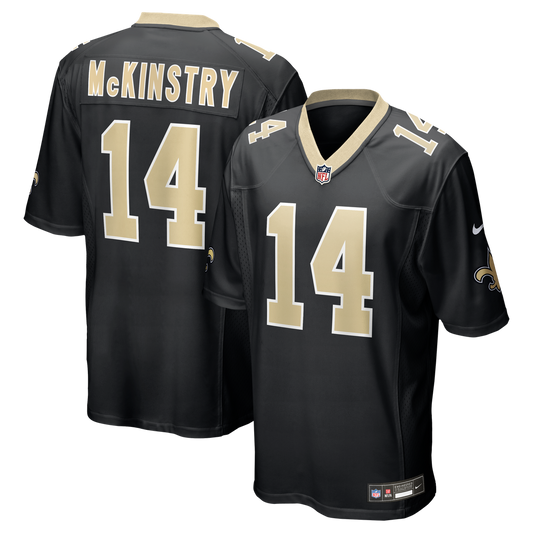 New Orleans Saints Ga'Quincy McKinstry Nike Black Player Game Jersey