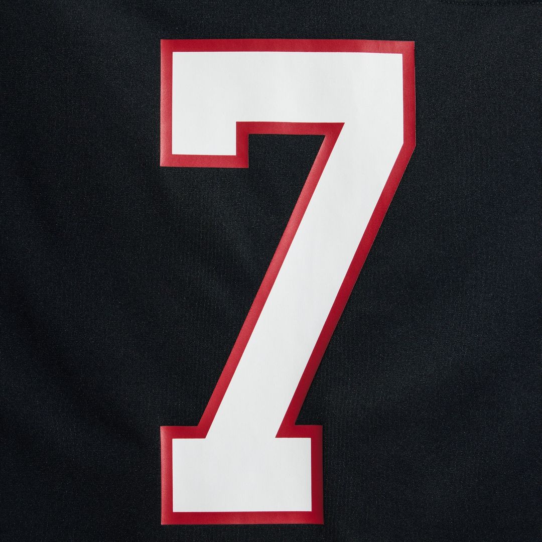 Atlanta Falcons Bijan Robinson Nike Black Throwback Game Jersey