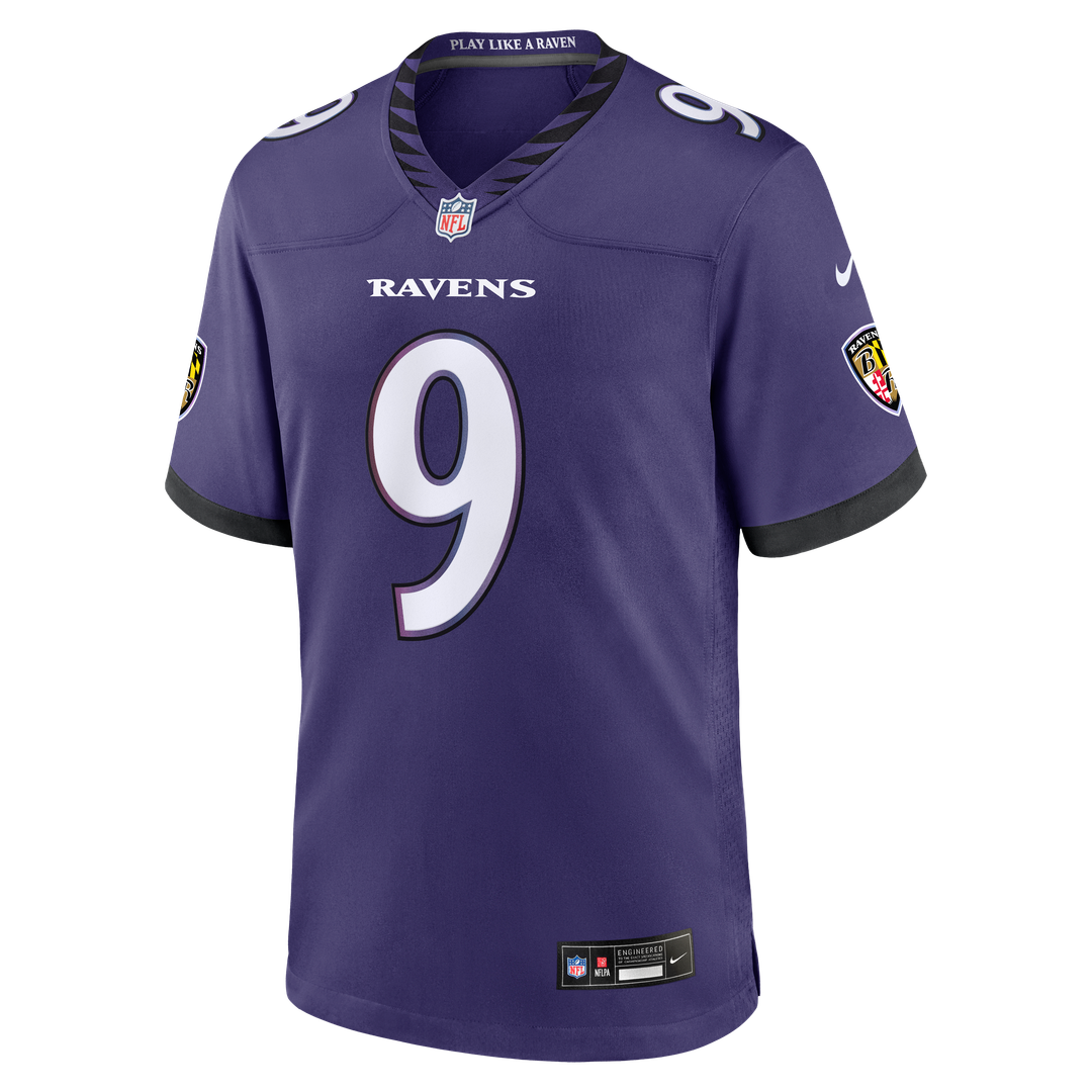 Baltimore Ravens Zion Young Nike Purple Team Game Jersey