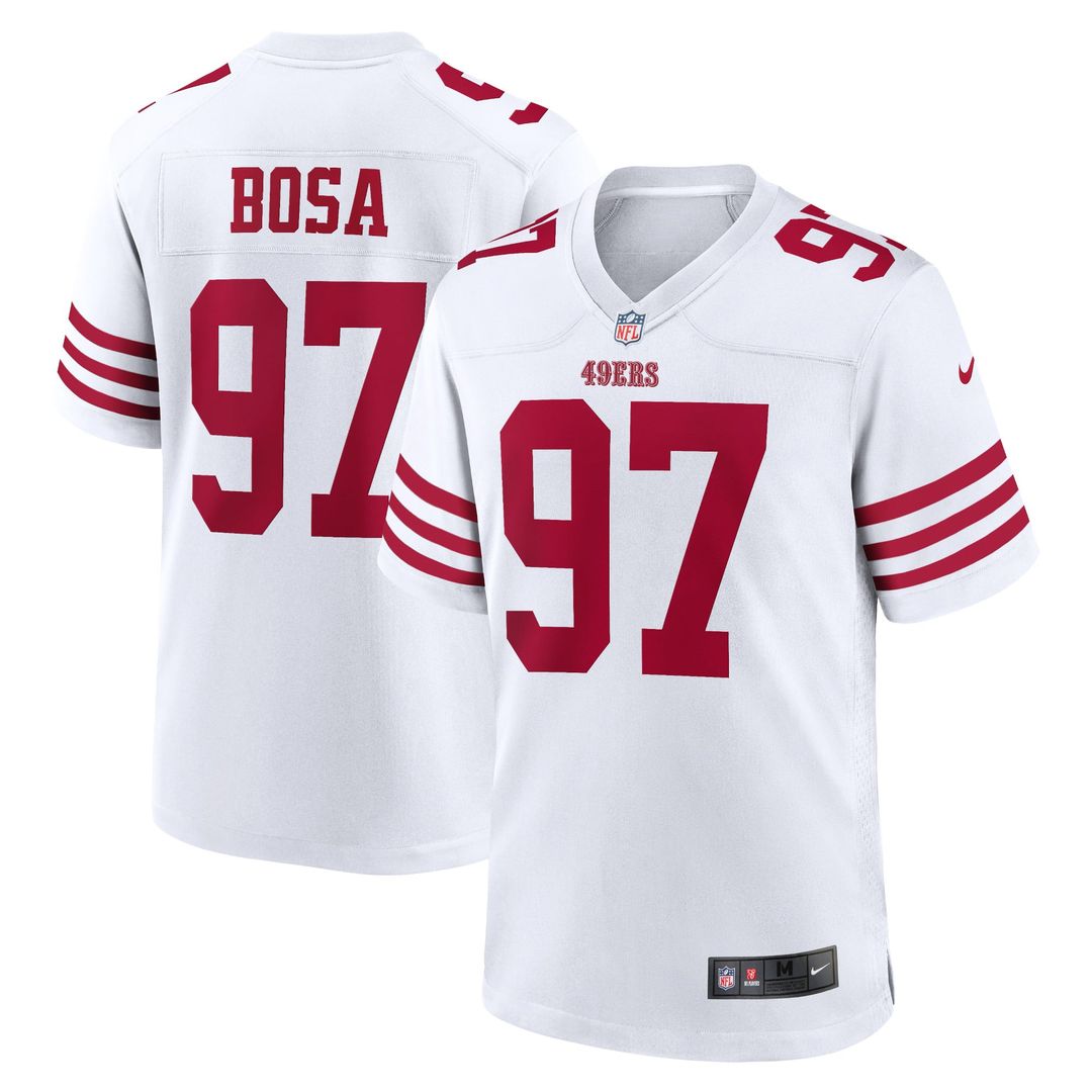 San Francisco 49ers Nick Bosa Nike Scarlet Player Game Jersey