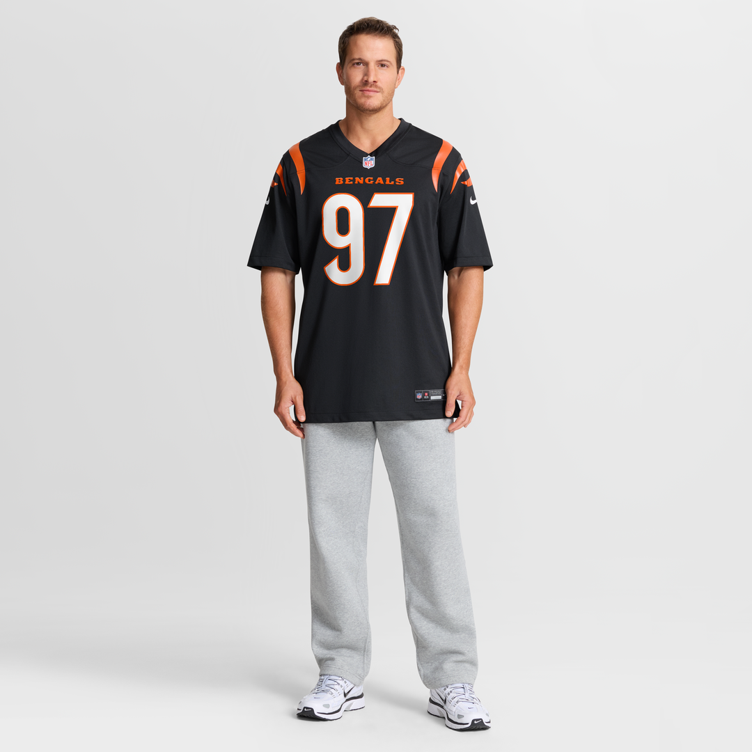 Cincinnati Bengals Shemar Stewart Nike Black Team Game Jersey