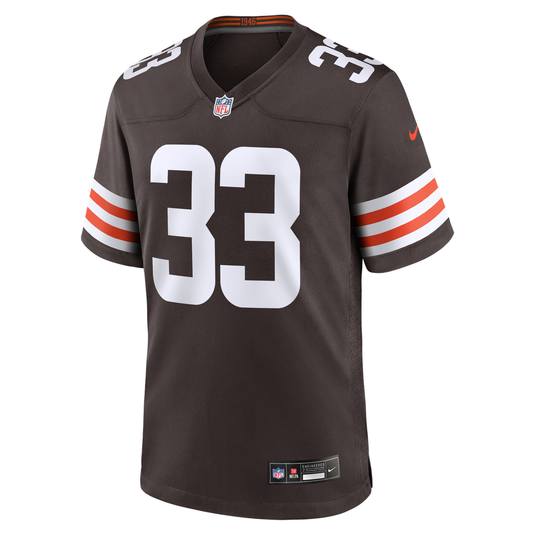 Cleveland Browns Ronnie Hickman Nike Brown Team Game Jersey