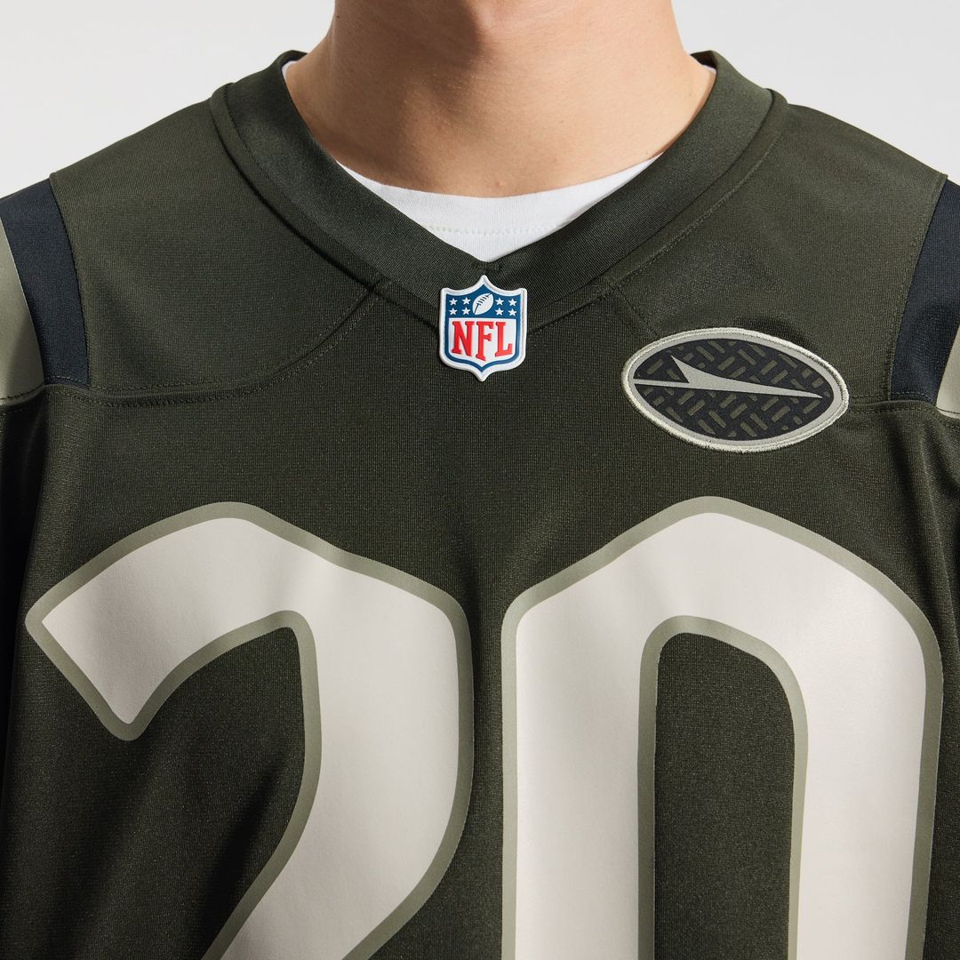 New York Jets Breece Hall Nike Green Rivalries Collection Game Jersey