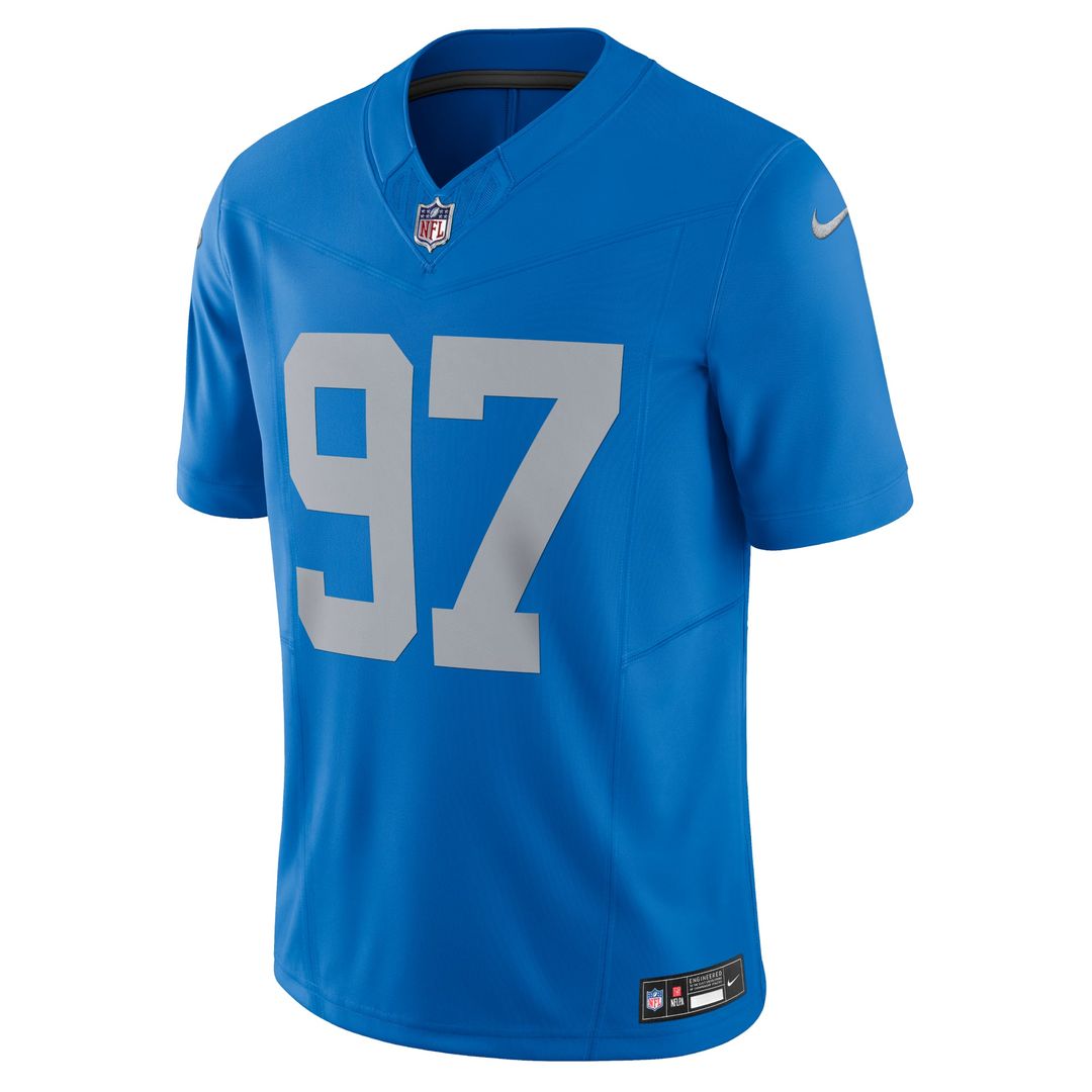 Detroit Lions Aidan Hutchinson Nike Black 2nd Alternate Vapor F.U.S.E. Limited Jersey