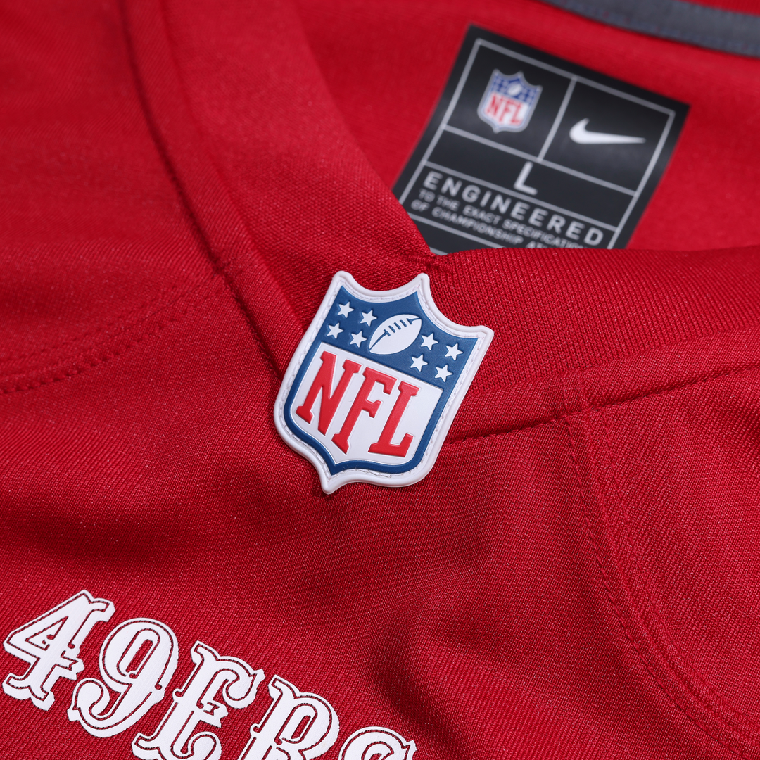 San Francisco 49ers Siran Neal Nike Scarlet Team Game Jersey
