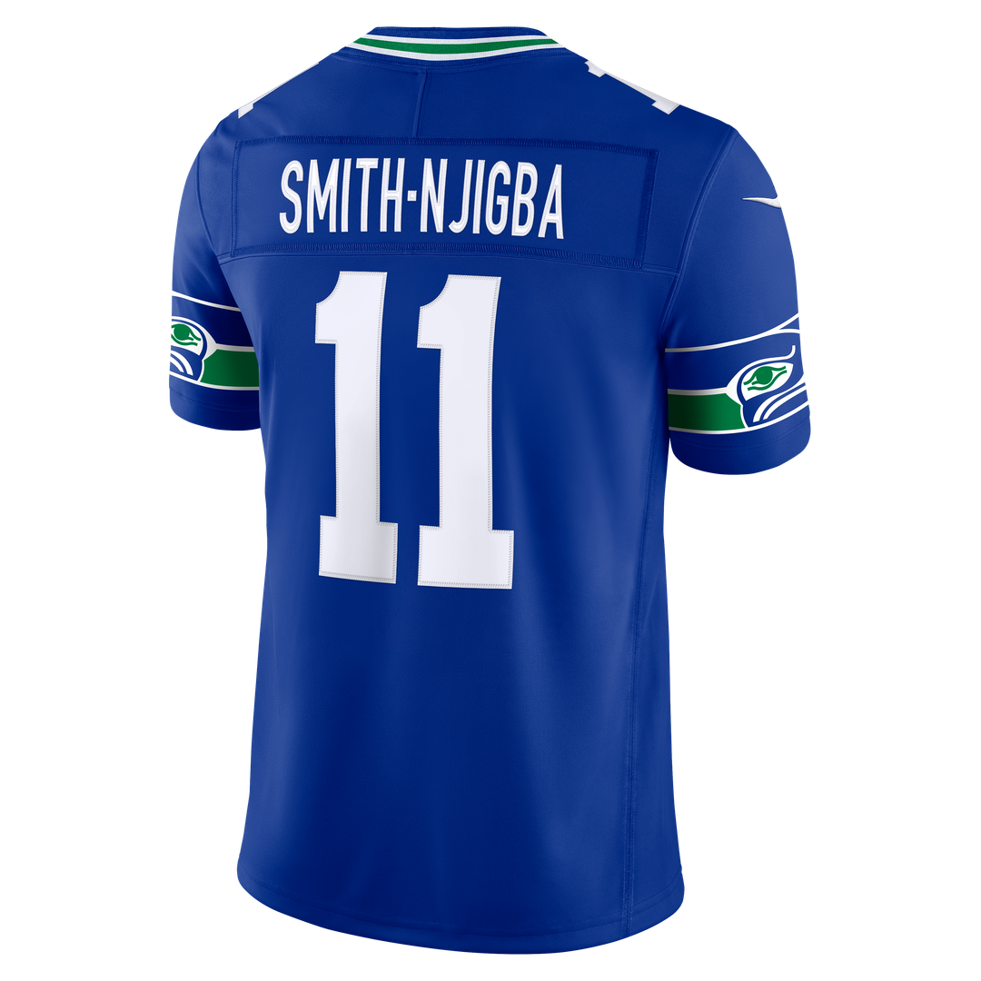 Seattle Seahawks Jaxon Smith-Njigba Nike Royal Alternate Vapor F.U.S.E. Stitched Limited Jersey