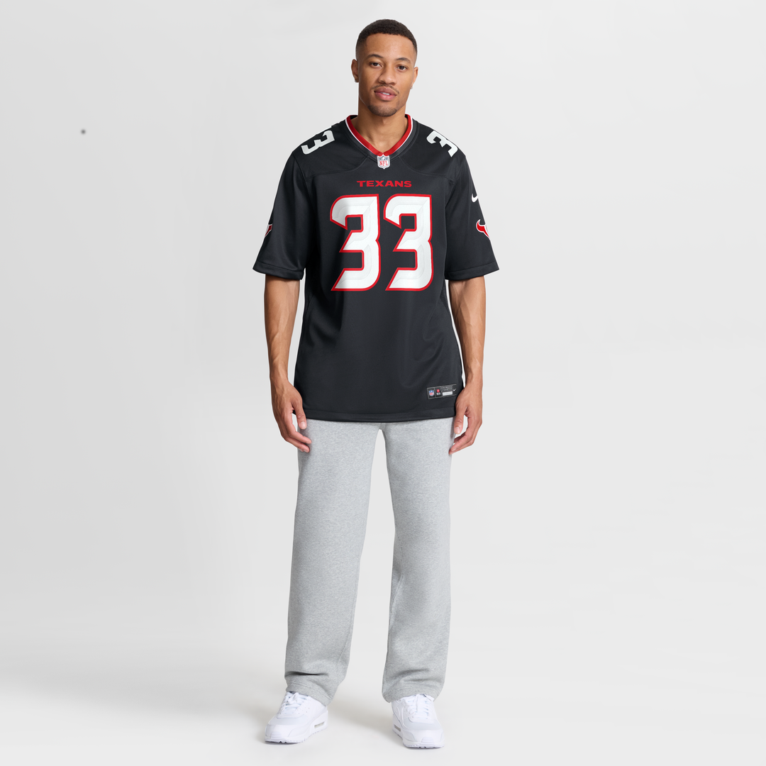 Houston Texans Dare Ogunbowale Nike Navy Team Game Jersey