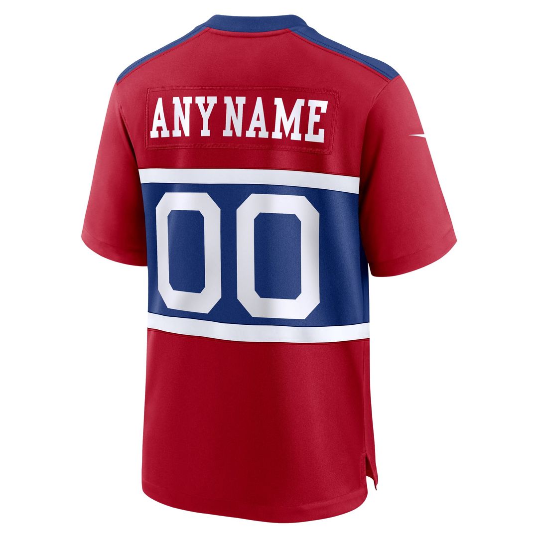 New York Giants Nike Royal Custom Game Jersey