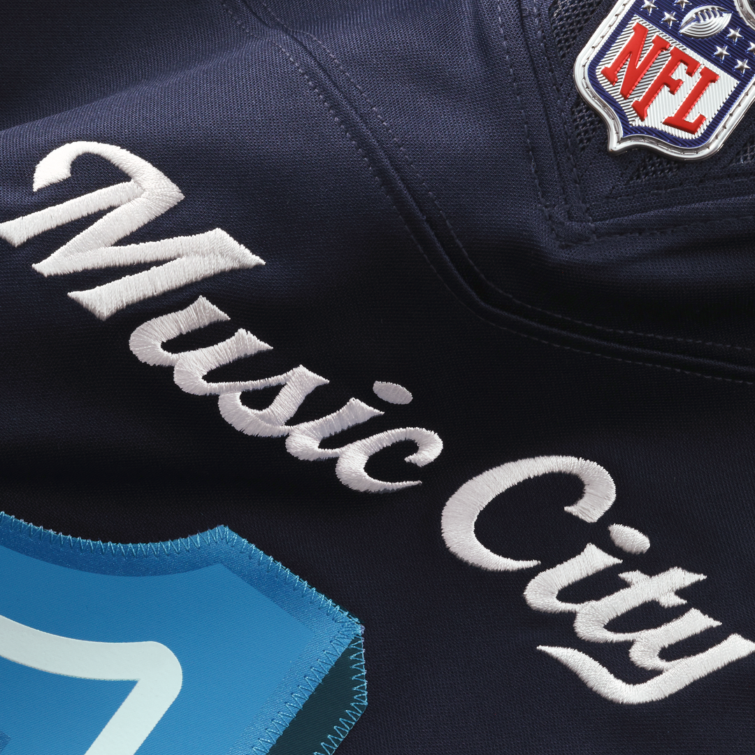 Tennessee Titans Cameron Ward Nike Navy 2026 Rivalries Collection Stitched Limited Jersey