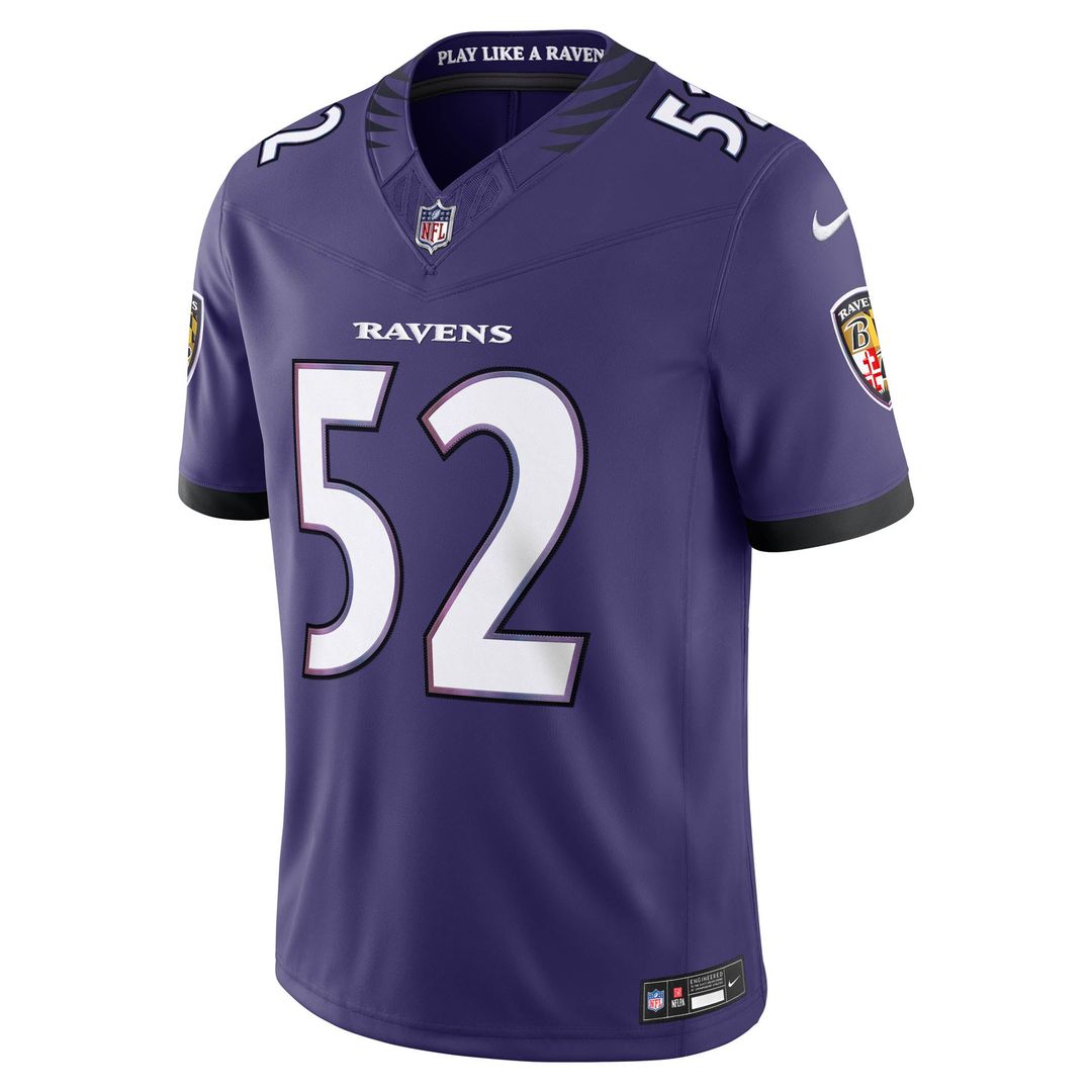 Baltimore Ravens Ray Lewis Nike Black Alternate Vapor F.U.S.E. Stitched Retired Player Limited Jersey