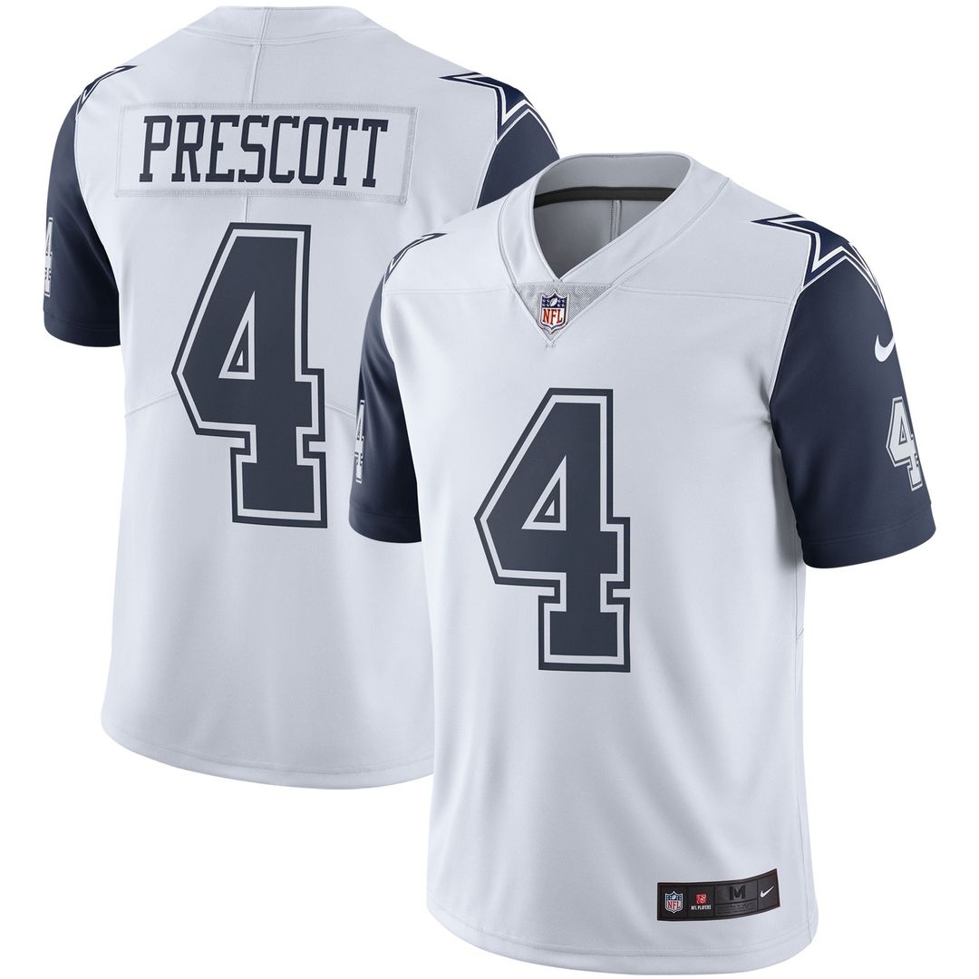 Dallas Cowboys Dak Prescott Nike Navy Vapor Limited Player Jersey
