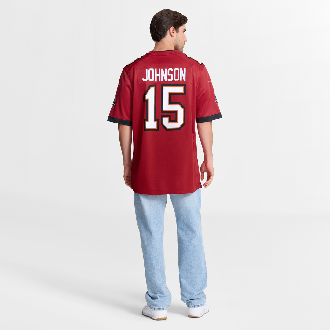 Tampa Bay Buccaneers Tez Johnson Nike Red Team Game Jersey