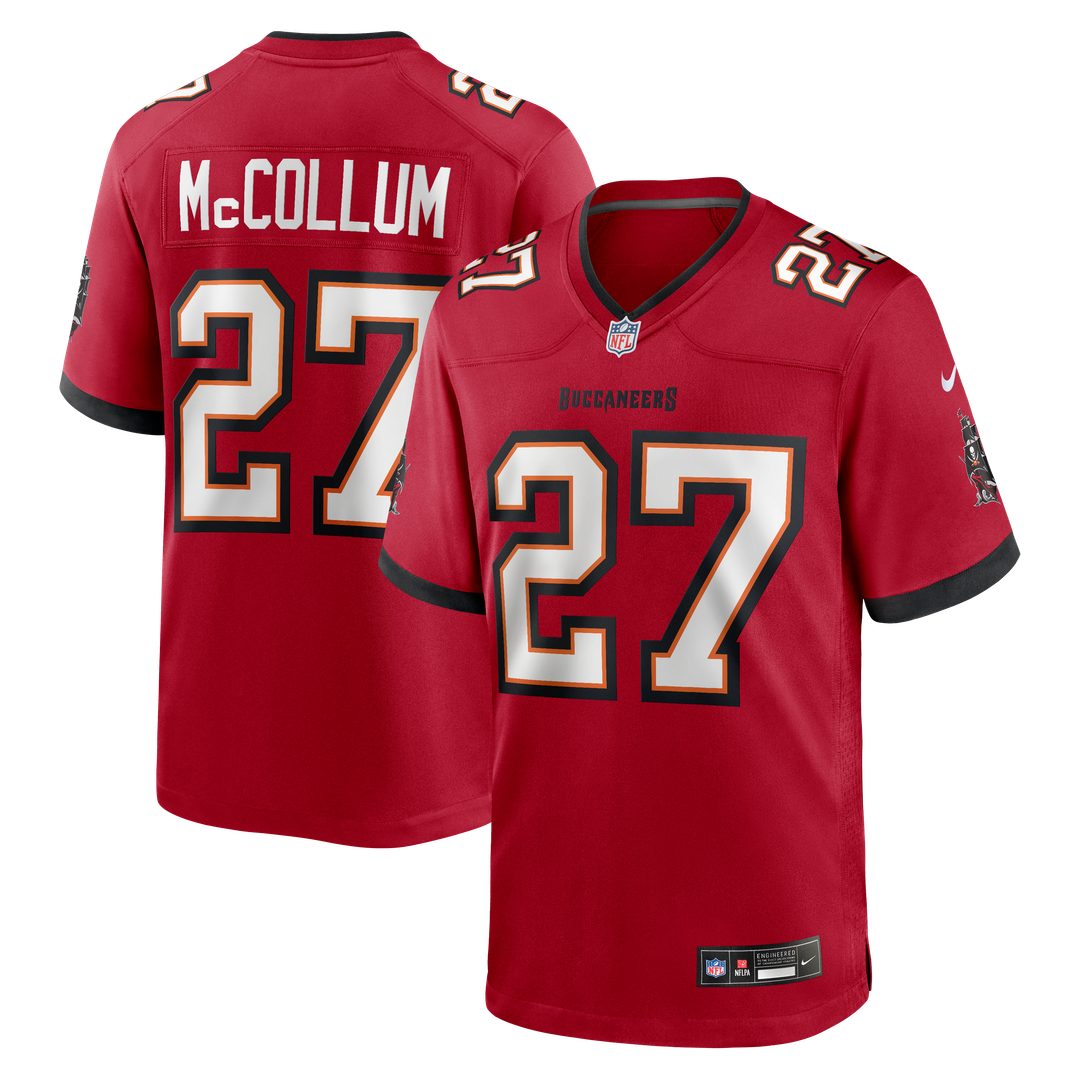 Tampa Bay Buccaneers Zyon McCollum Nike Red Game Player Jersey