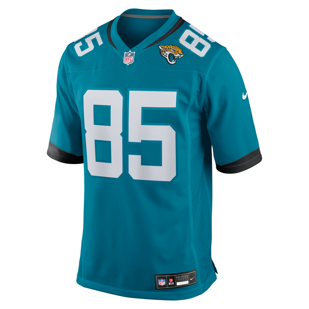 Jacksonville Jaguars Brenton Strange Nike Teal Team Game Jersey