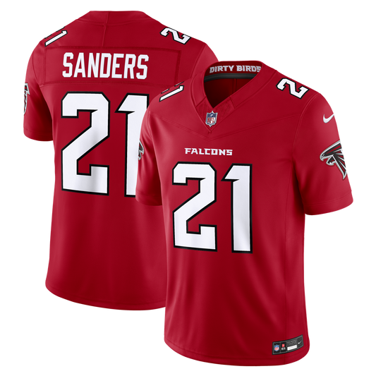 Atlanta Falcons Deion Sanders Nike Red Team Vapor F.U.S.E. Stitched Retired Limited Jersey