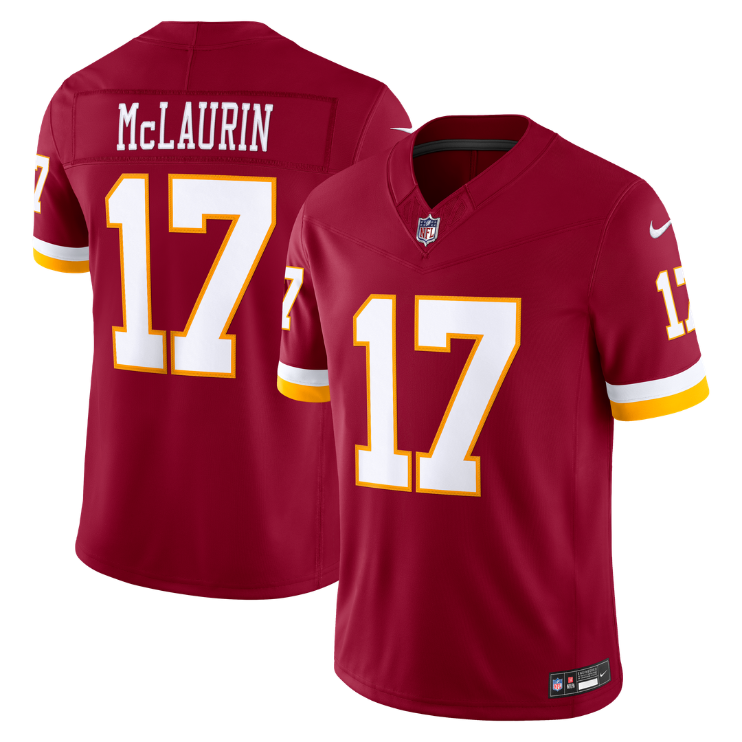 Washington Commanders Terry McLaurin Nike Burgundy Team Vapor F.U.S.E. Stitched Limited Jersey
