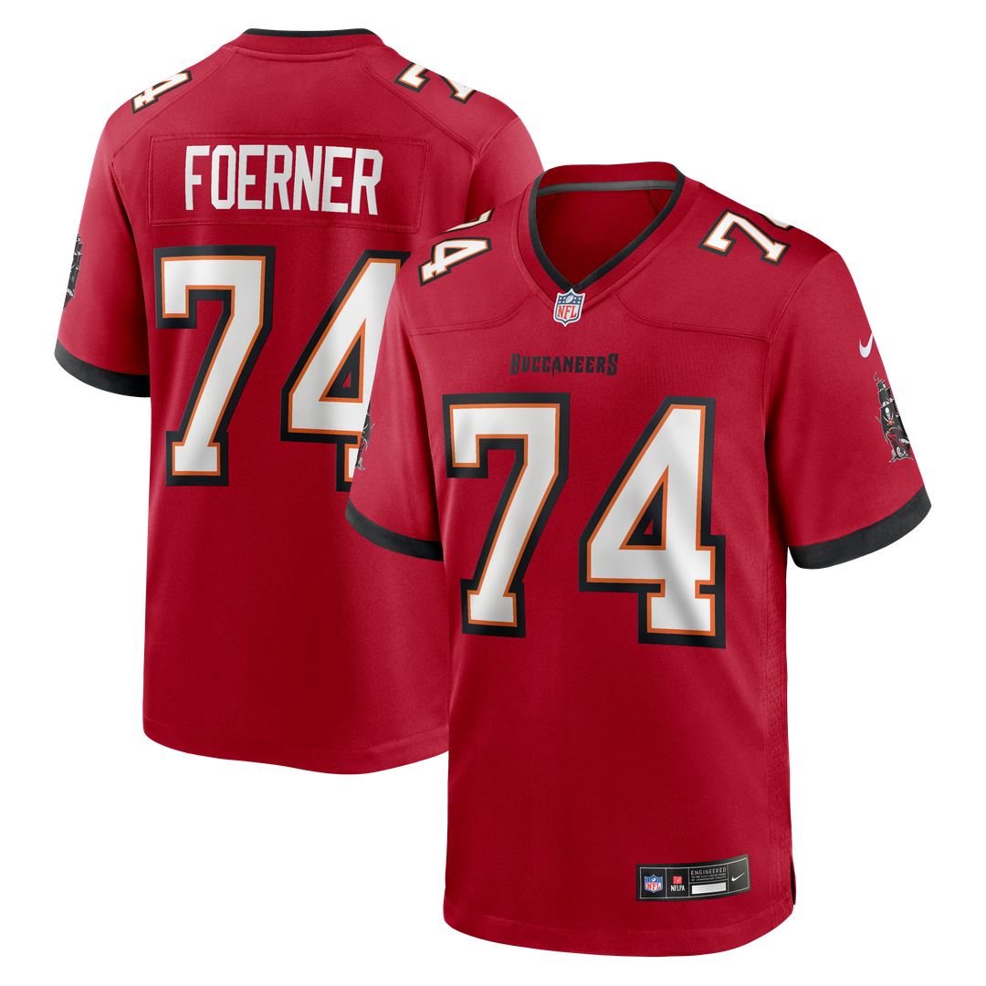 Tampa Bay Buccaneers Marshall Foerner Nike Red Team Game Jersey