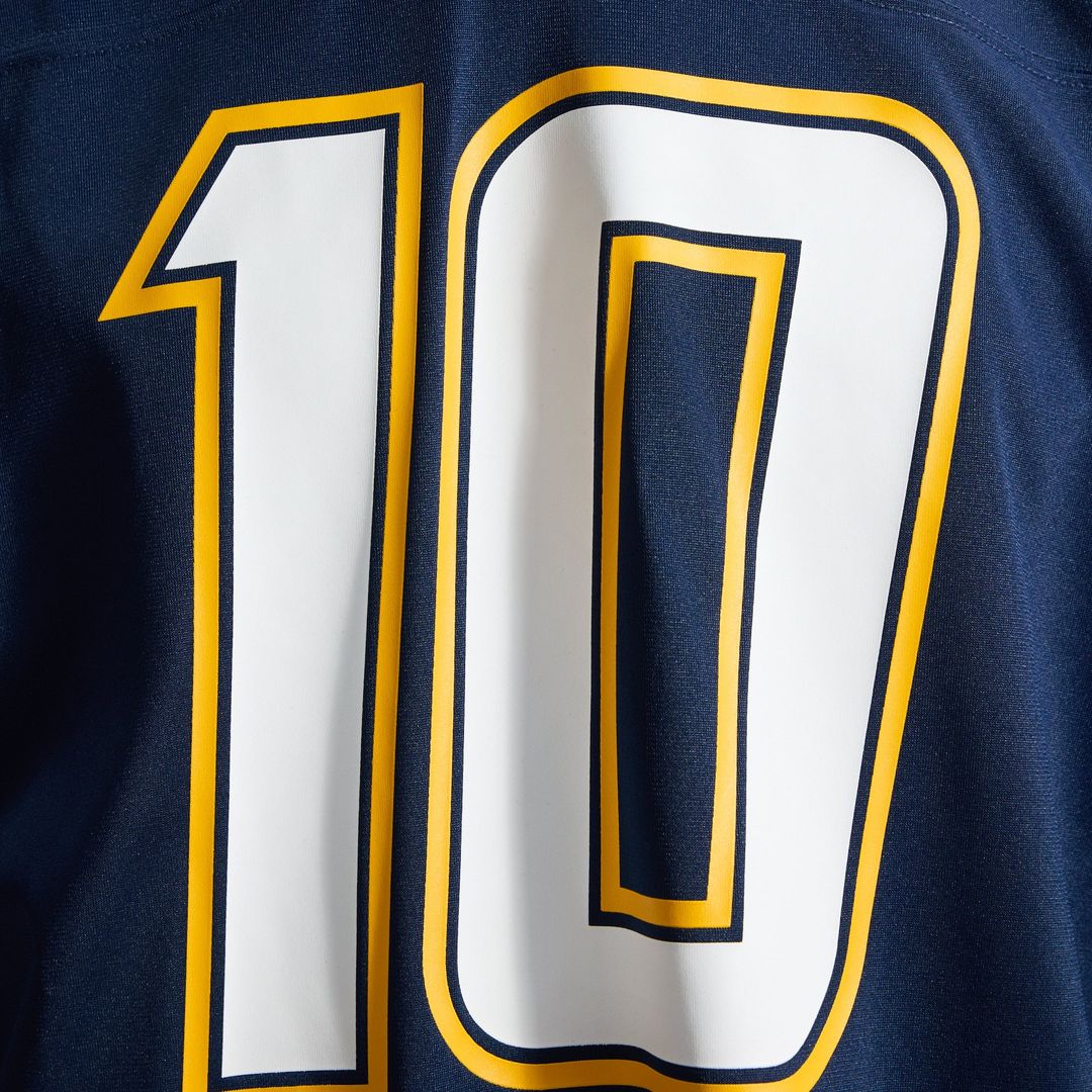 Los Angeles Chargers Justin Herbert Nike Navy Alternate Super Chargers Game Player Jersey
