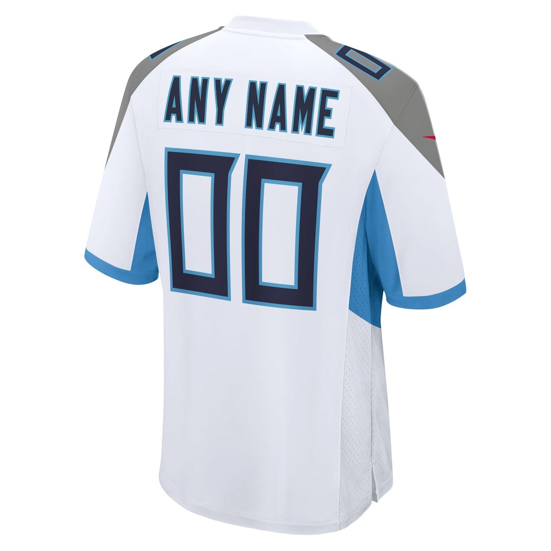 Tennessee Titans Nike White Custom Game Jersey