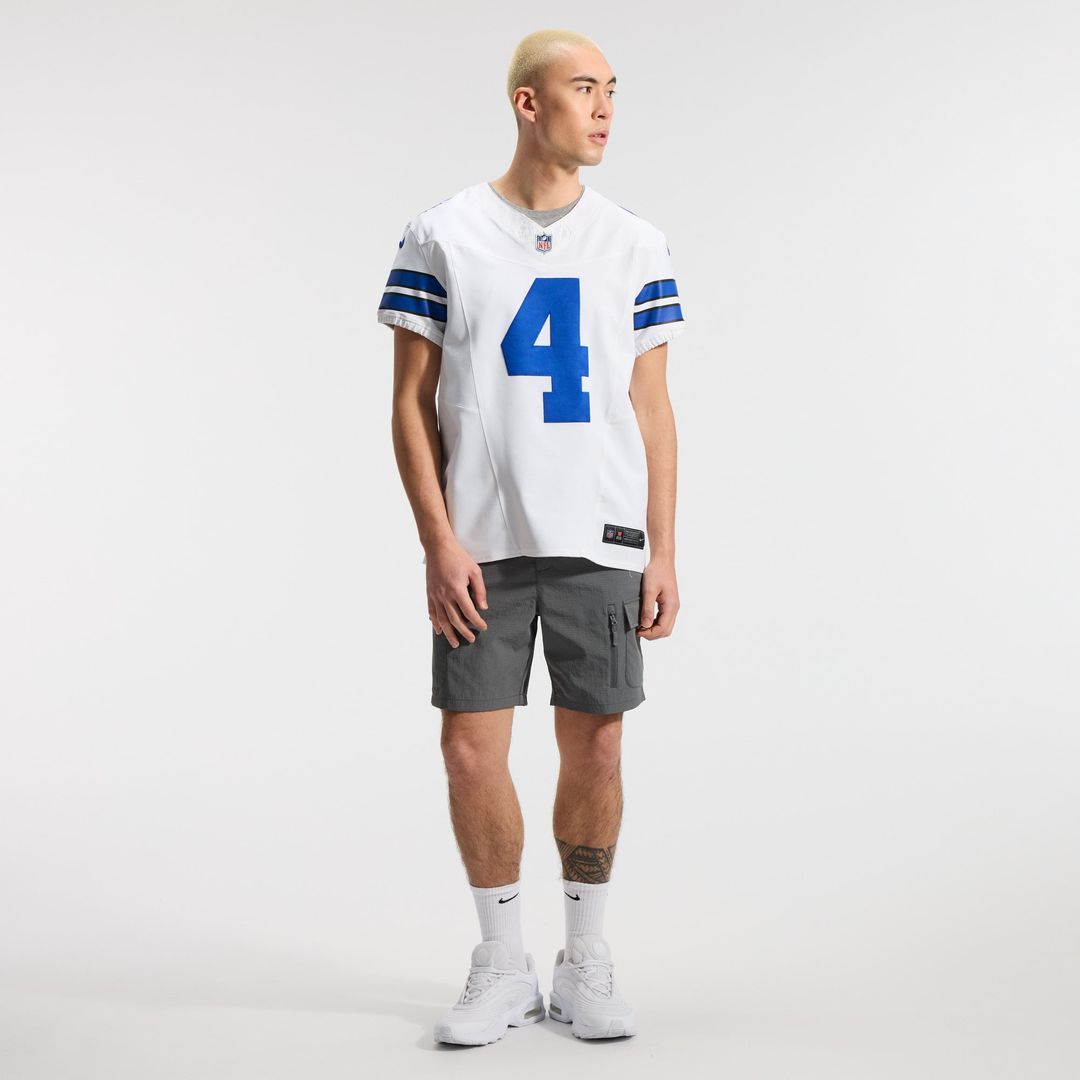 Dallas Cowboys Dak Prescott Nike White Vapor F.U.S.E. Elite Jersey