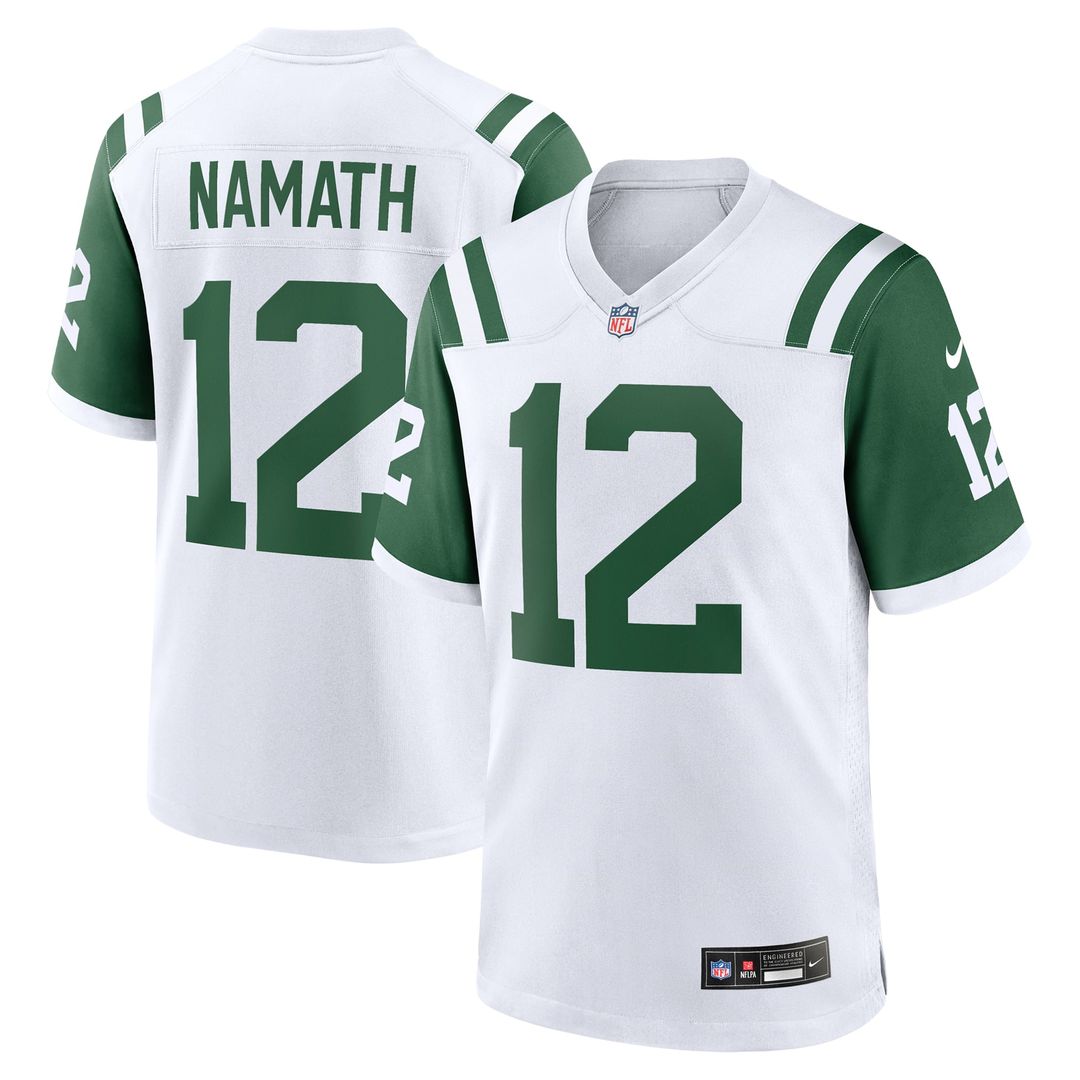 New York Jets Joe Namath Nike Legacy Green Game Jersey