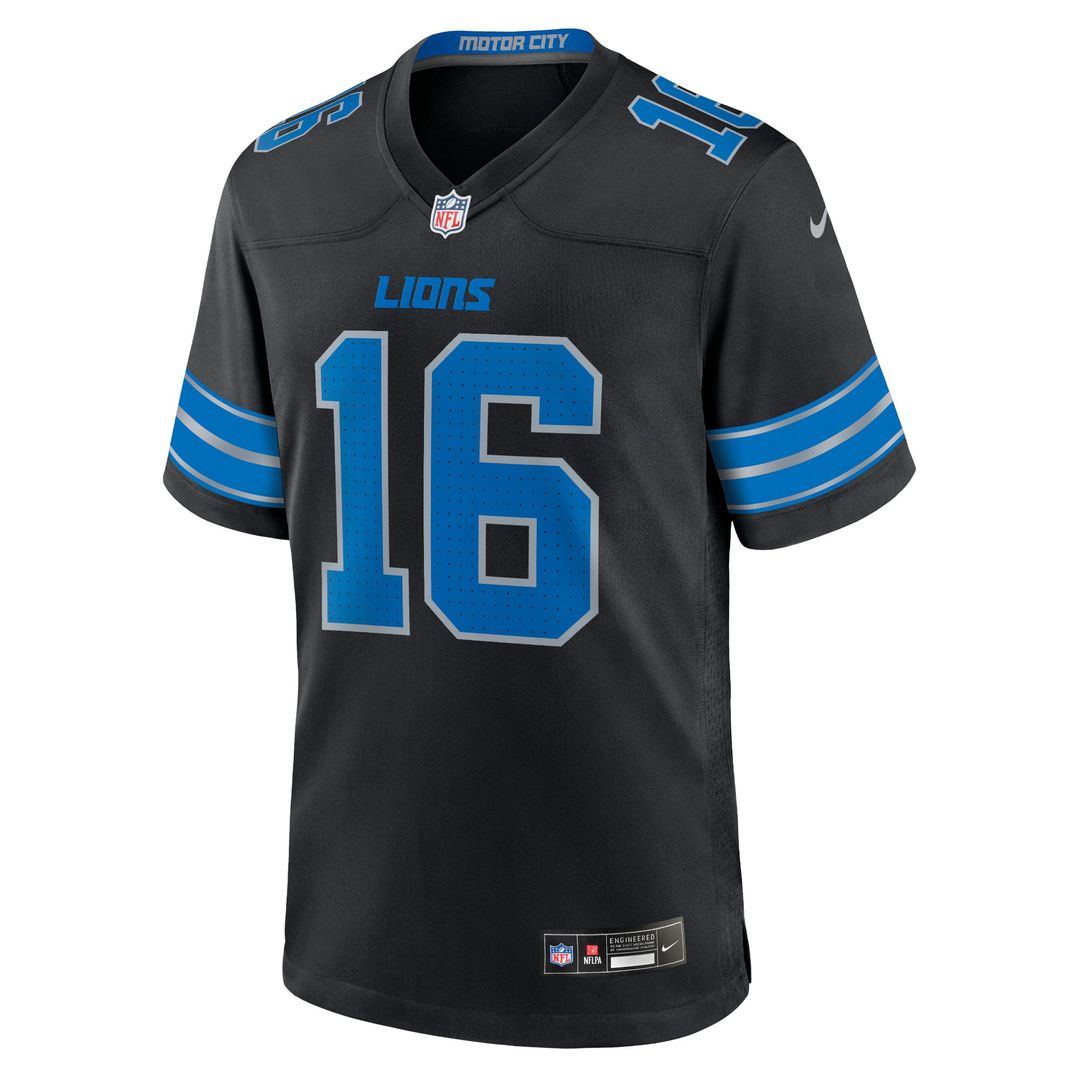 Detroit Lions Jared Goff Nike Blue Game Jersey