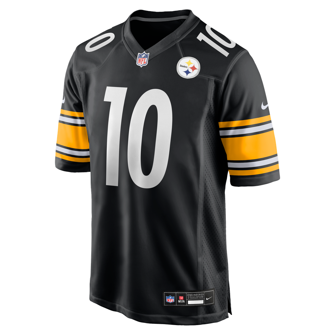 Pittsburgh Steelers Roman Wilson Nike Black Game Player Jersey