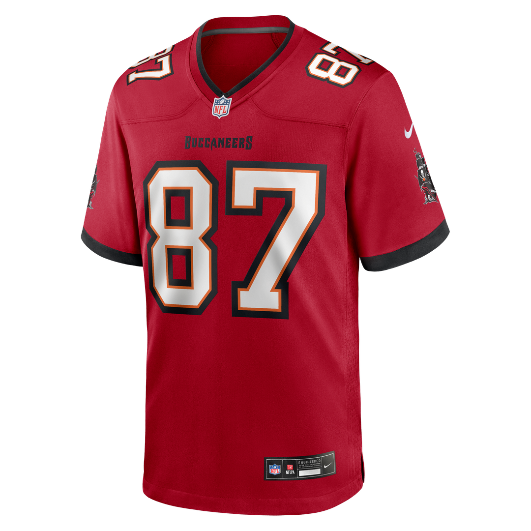 Tampa Bay Buccaneers Payne Durham Nike Red Game Jersey