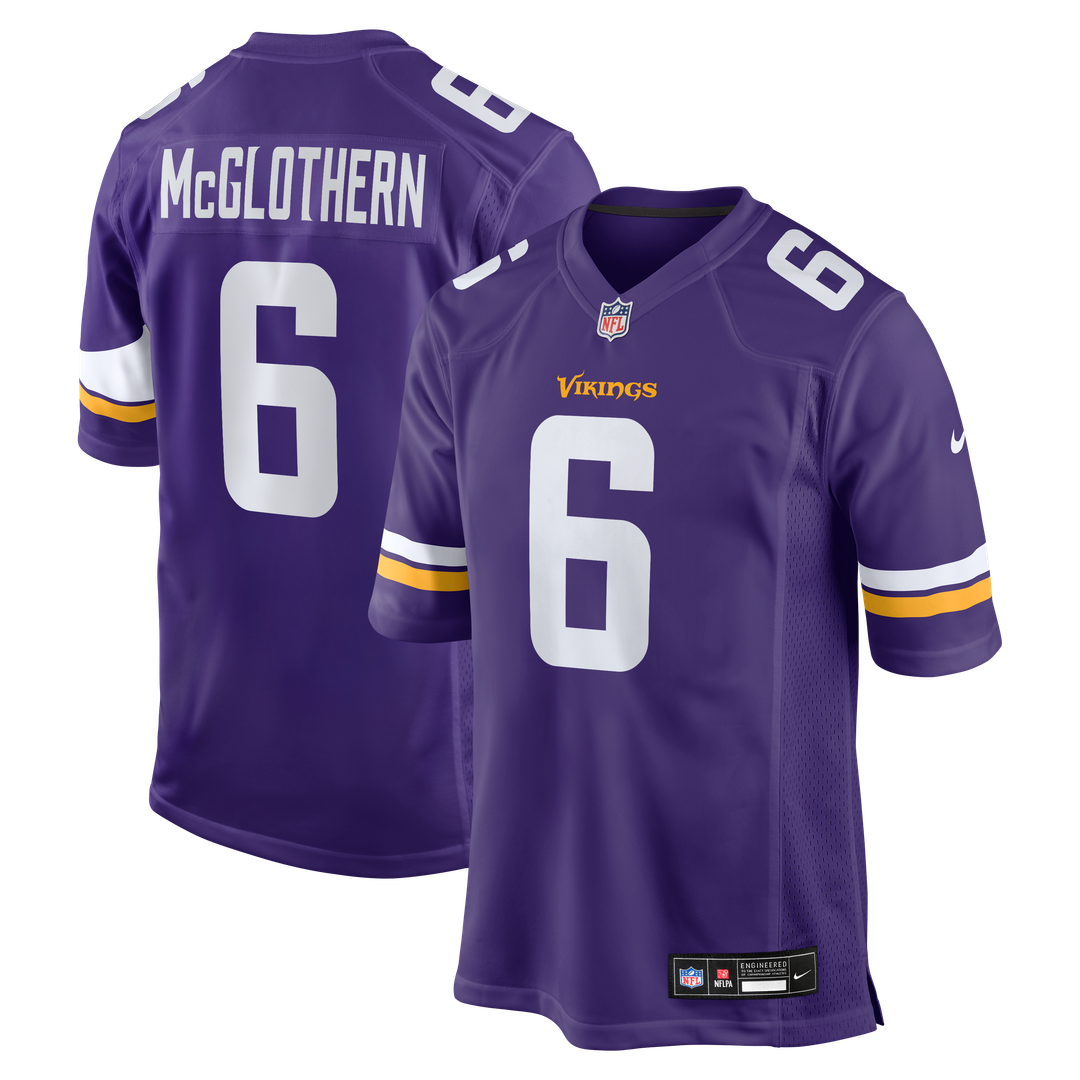 Minnesota Vikings Dwight McGlothern Nike Purple Team Game Jersey