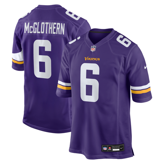 Minnesota Vikings Dwight McGlothern Nike Purple Team Game Jersey