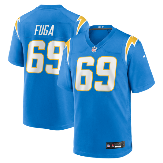 Los Angeles Chargers Josh Fuga Nike Powder Blue Team Game Jersey