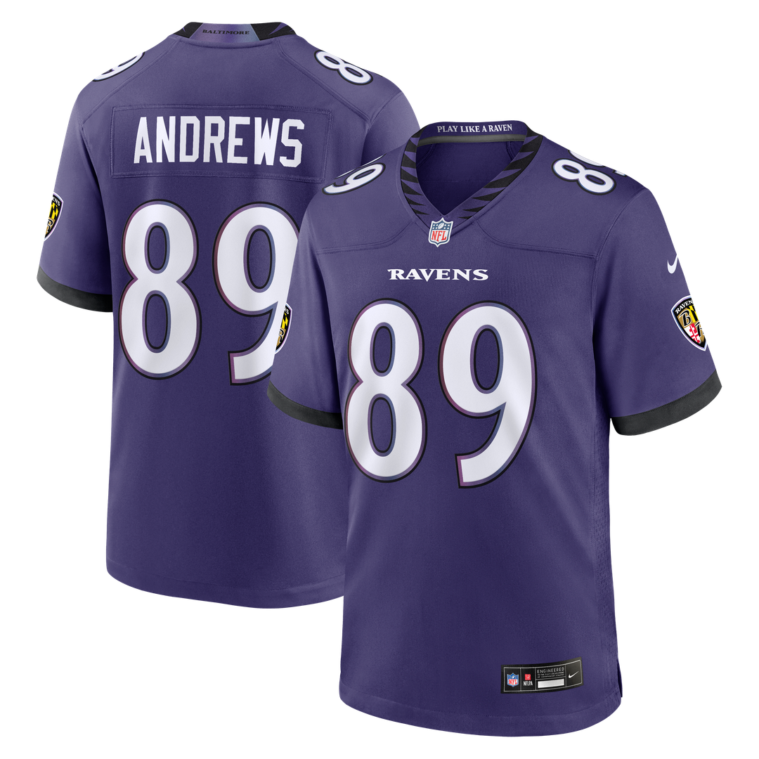 Baltimore Ravens Mark Andrews Nike Black Alternate Game Jersey