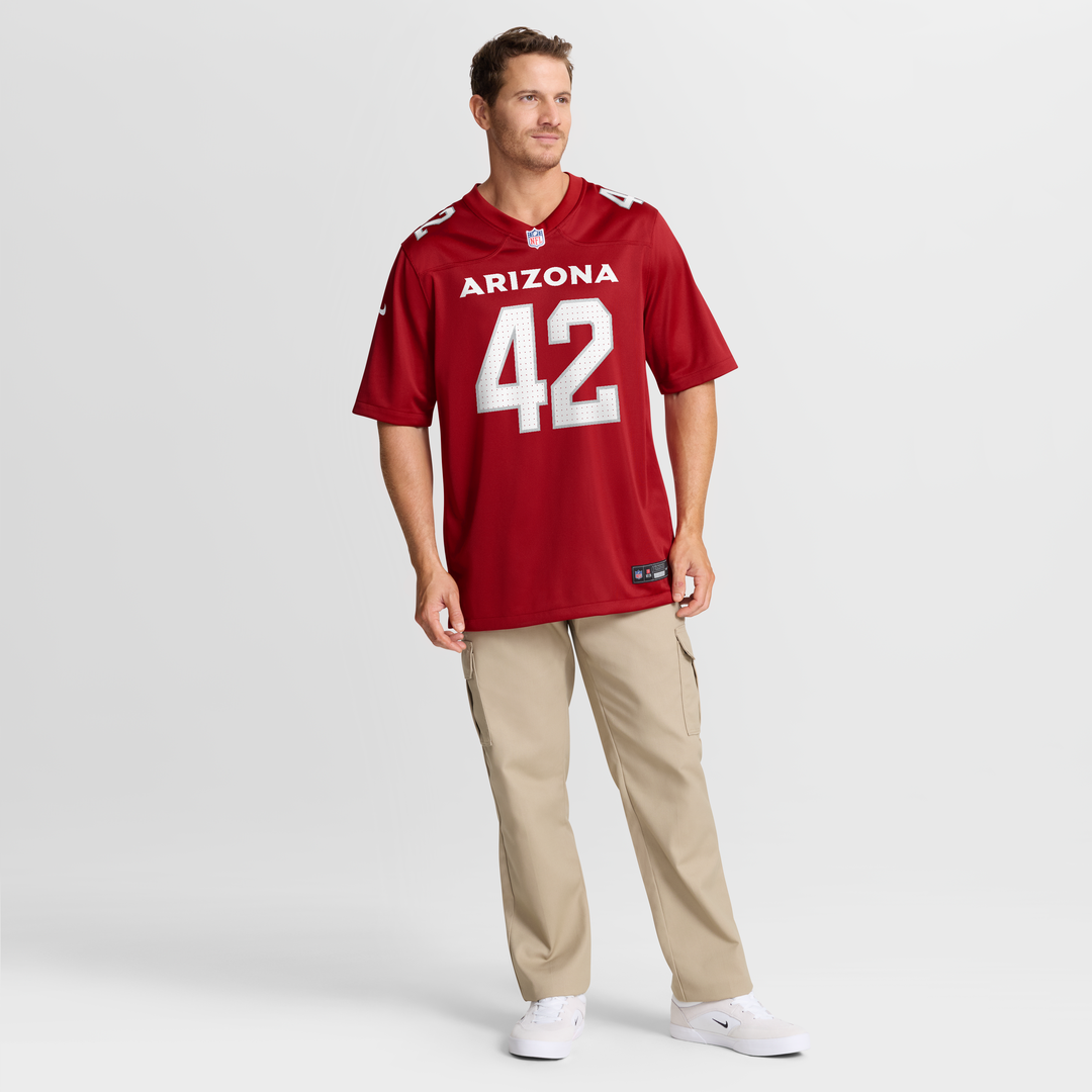 Arizona Cardinals Dadrion Taylor-Demerson Nike Cardinal Team Game Jersey