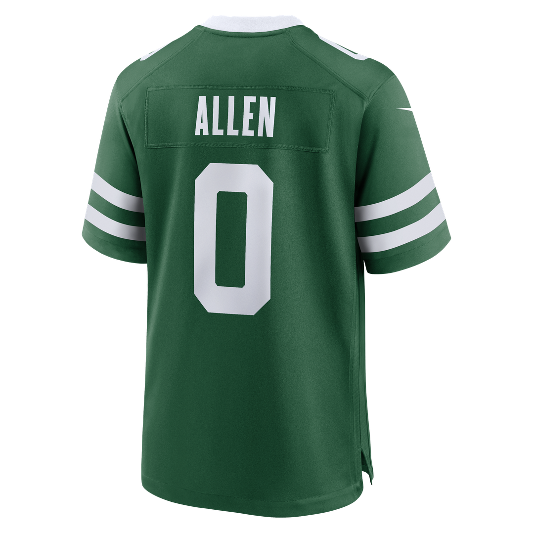 New York Jets Braelon Allen Nike Legacy Green Game Jersey
