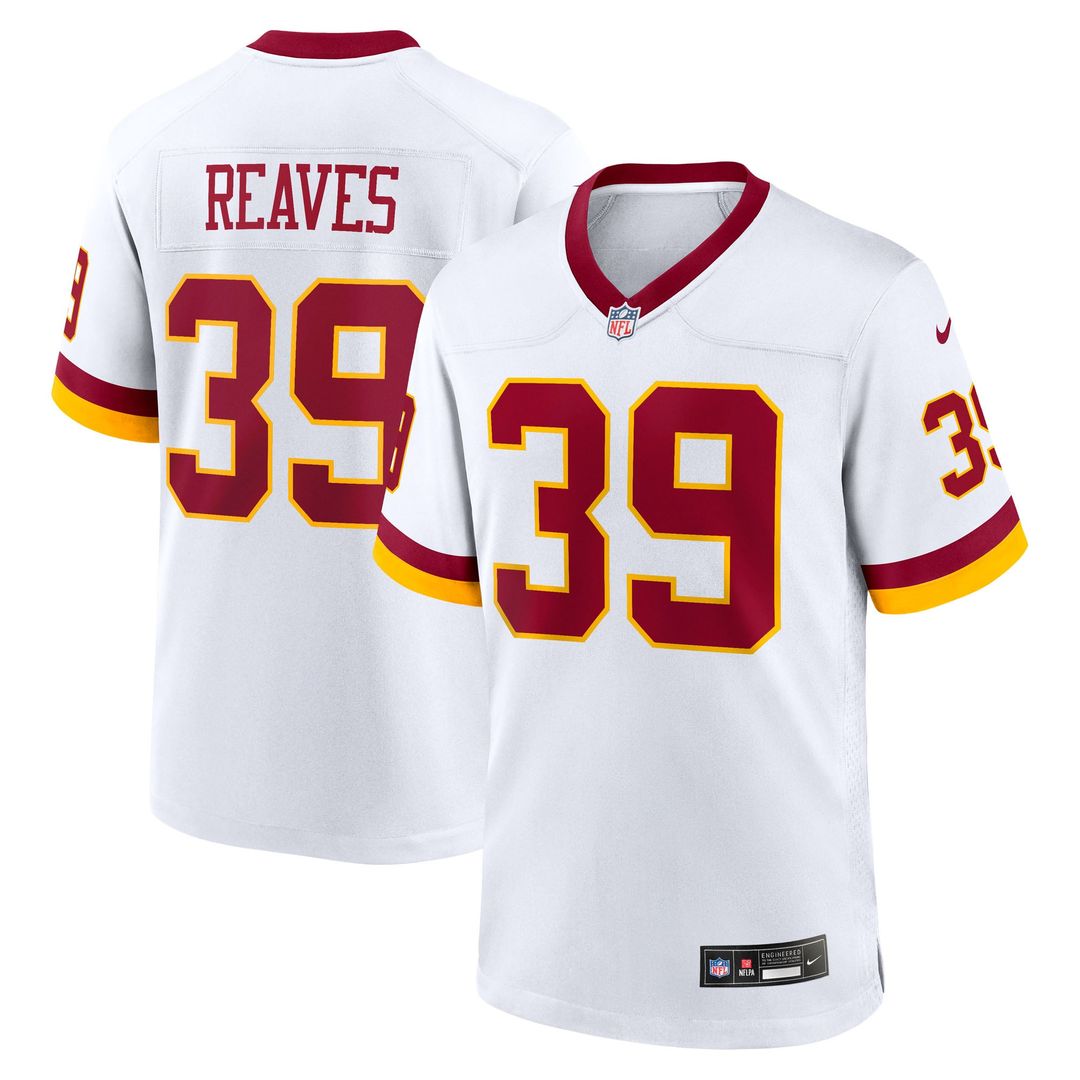Washington Commanders Jeremy Reaves Nike Black Hail Raiser Alternate Game Jersey