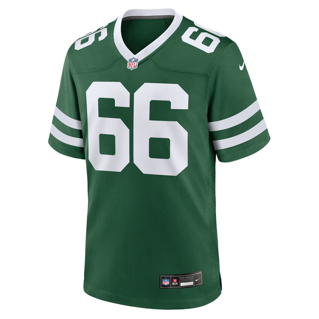 New York Jets Joe Tippmann Nike Legacy Green Team Game Jersey