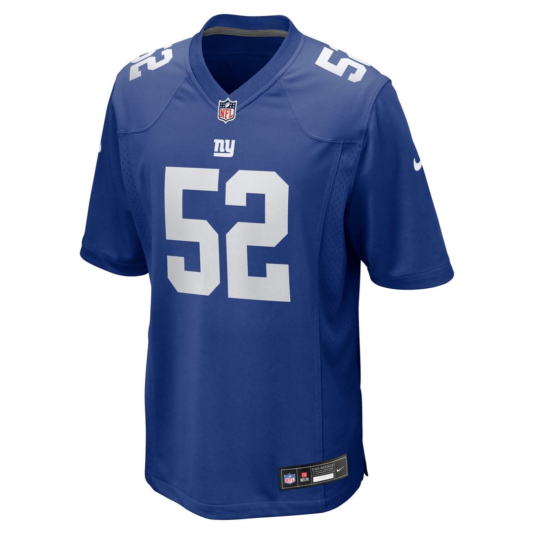 New York Giants Arvell Reese Nike Royal Team Game Jersey