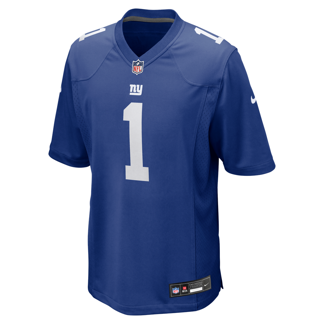 New York Giants Malik Nabers Nike Century Red Alternate Game Jersey