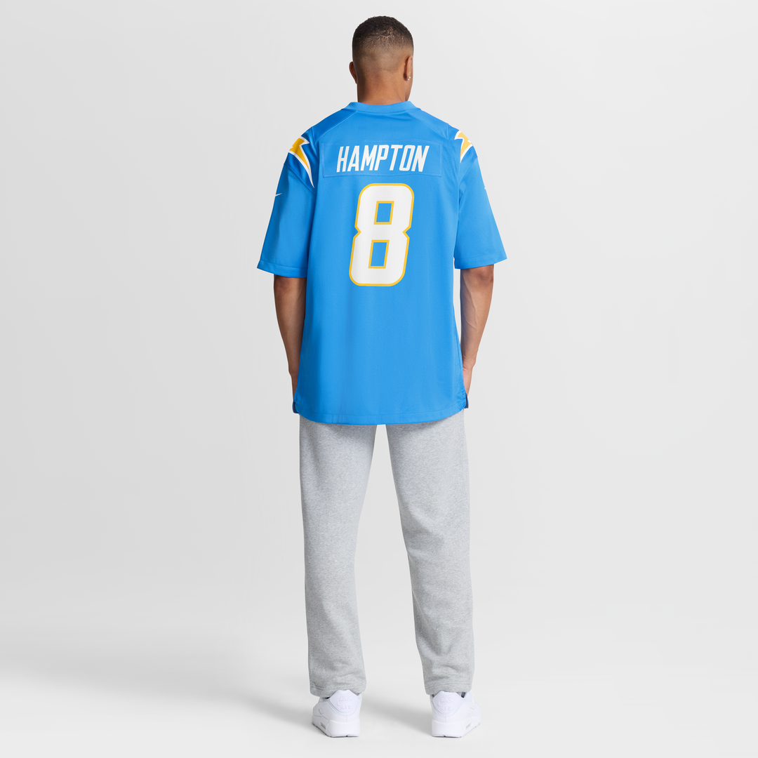 Los Angeles Chargers Omarion Hampton Nike Gold Alternate Charger Power Game Player Jersey
