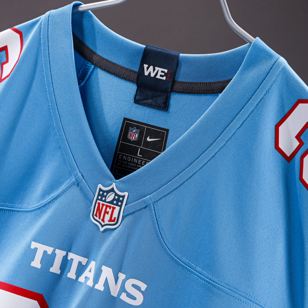Tennessee Titans Wan'Dale Robinson Nike White Game Jersey